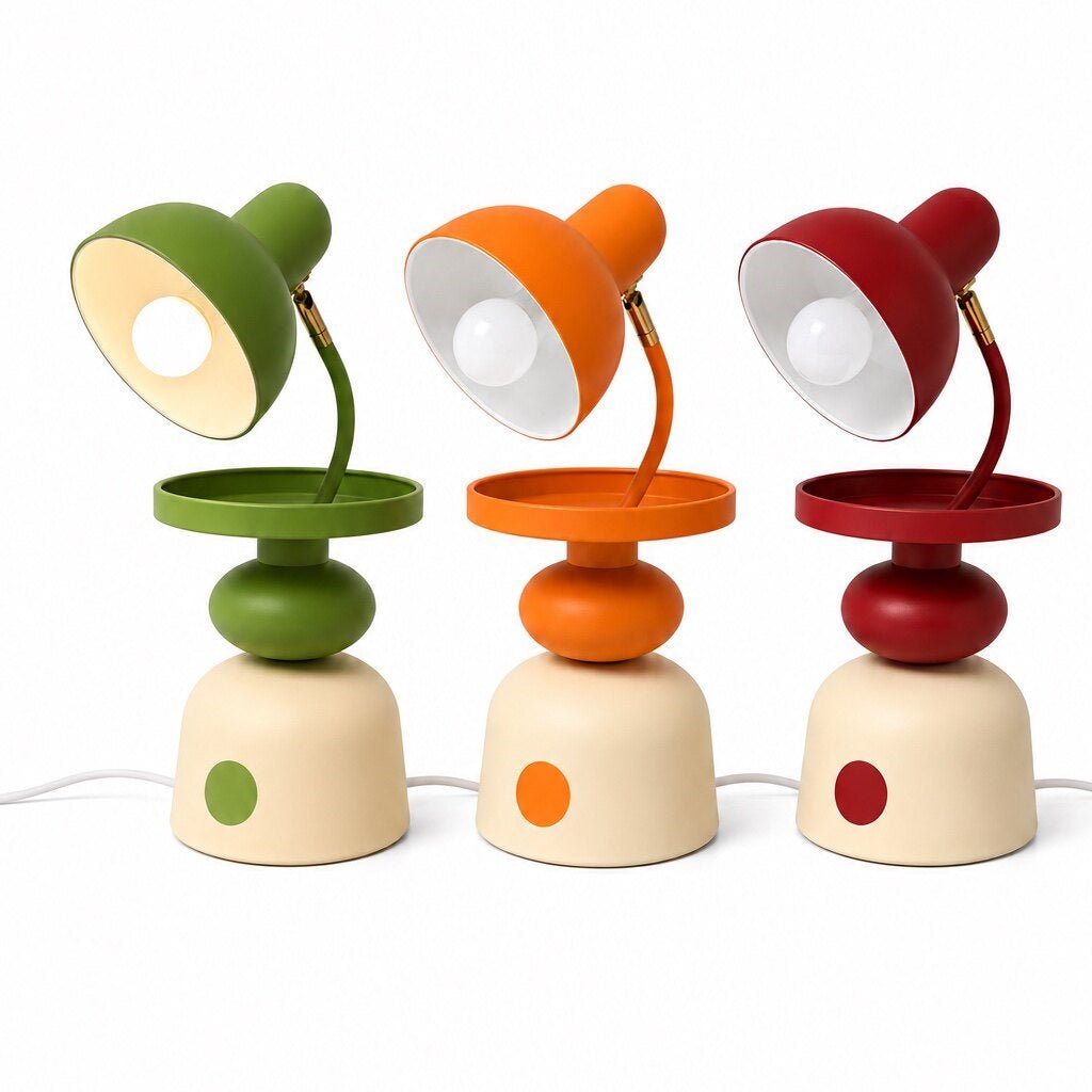 Modern Orange Table Lamp — Table Lamp | Maison Monashee — view 15