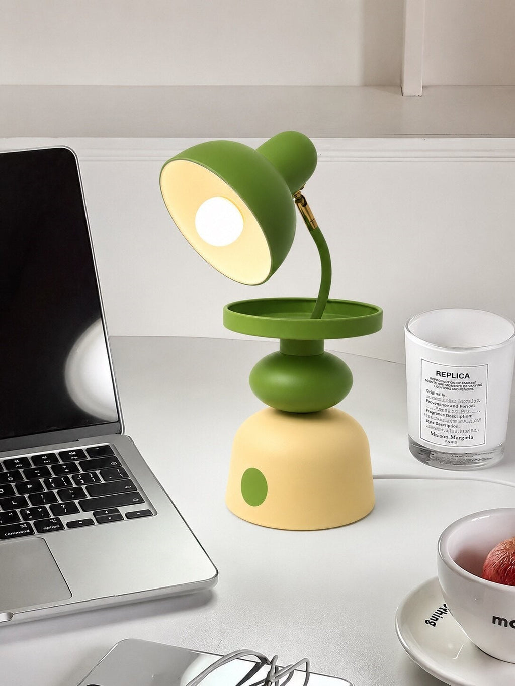 Modern Orange Table Lamp — Table Lamp | Maison Monashee — view 3