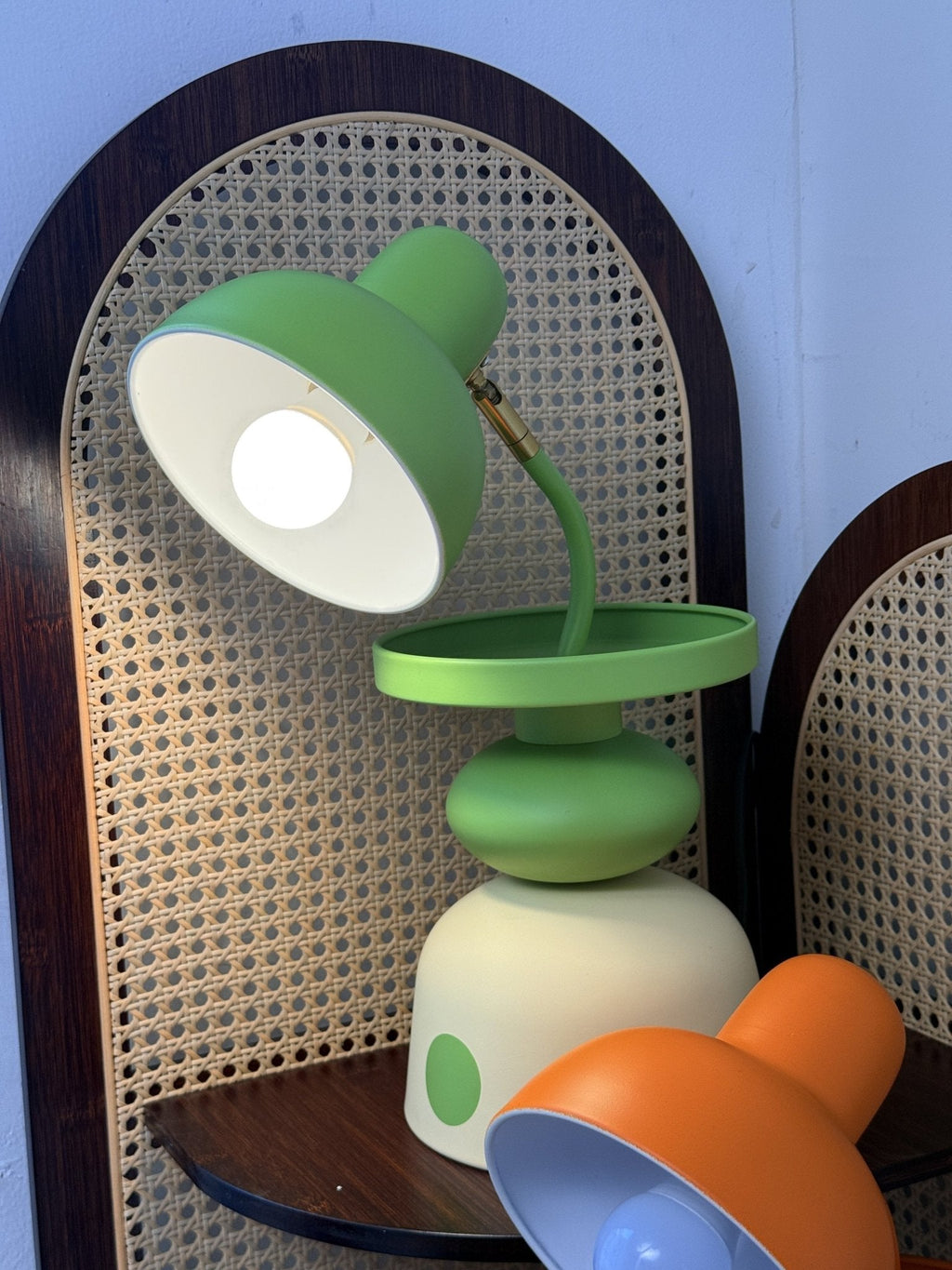 Modern Orange Table Lamp — Table Lamp | Maison Monashee — view 5