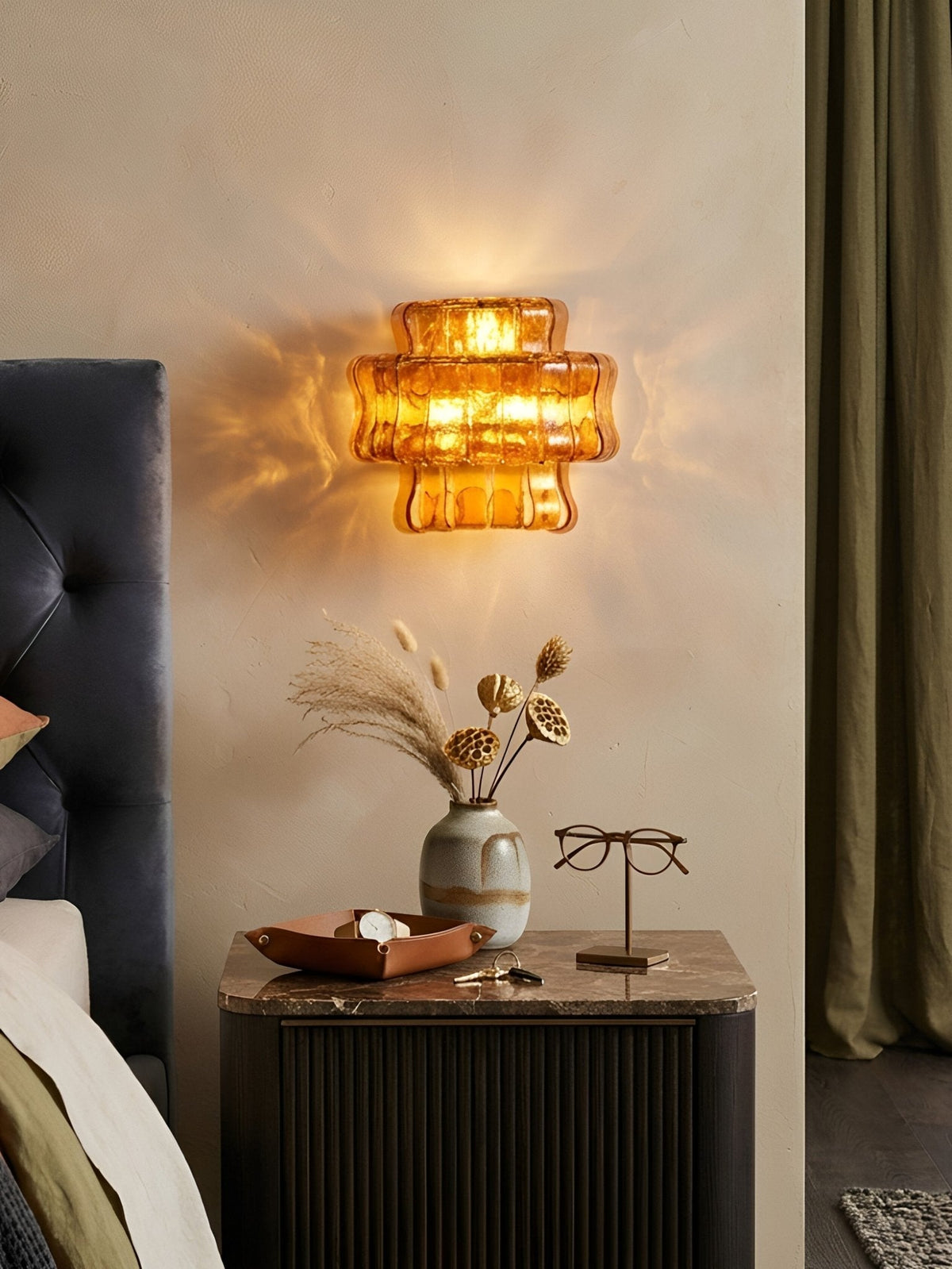 Ripple Glass Sconce — Wall Sconce | Maison Monashee — view 11