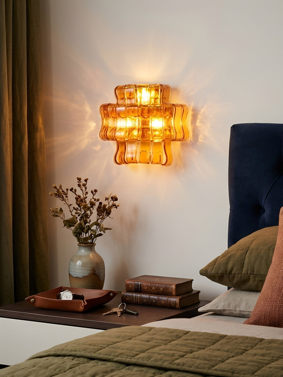 Ripple Glass Sconce — Wall Sconce | Maison Monashee — view 2