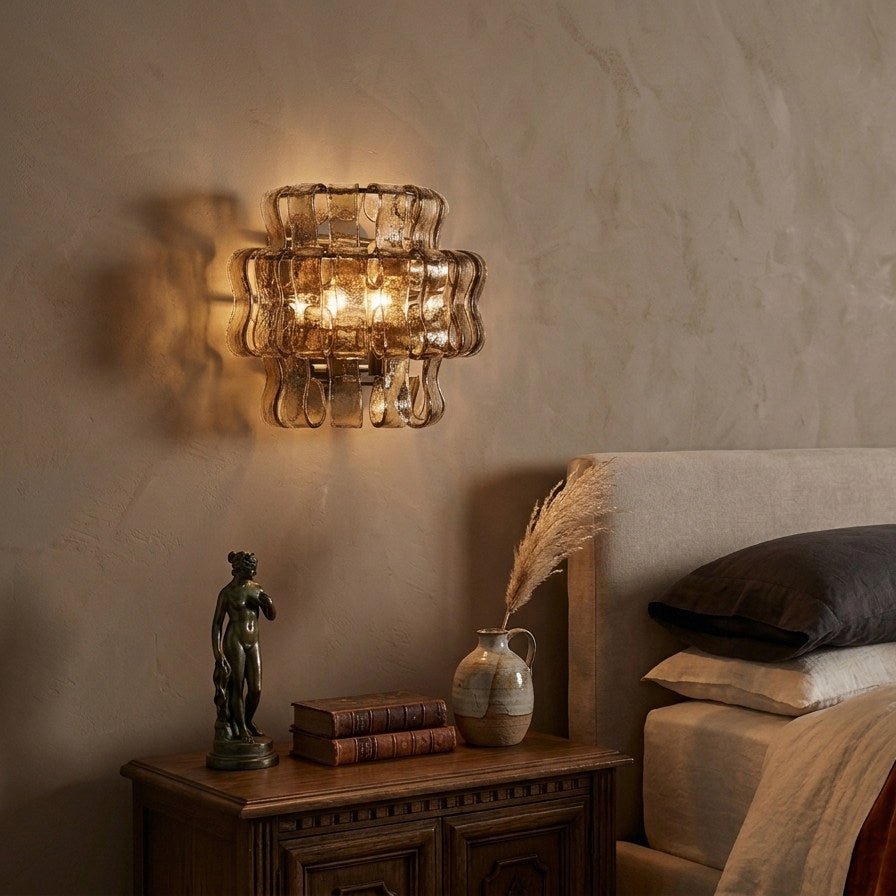 Ripple Glass Sconce — Wall Sconce | Maison Monashee — view 5