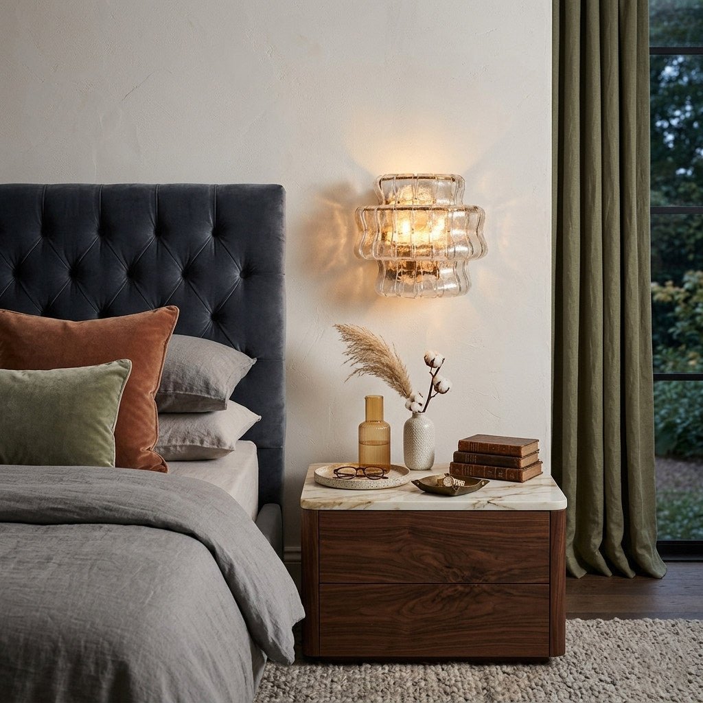 Ripple Glass Sconce — Wall Sconce | Maison Monashee — view 6