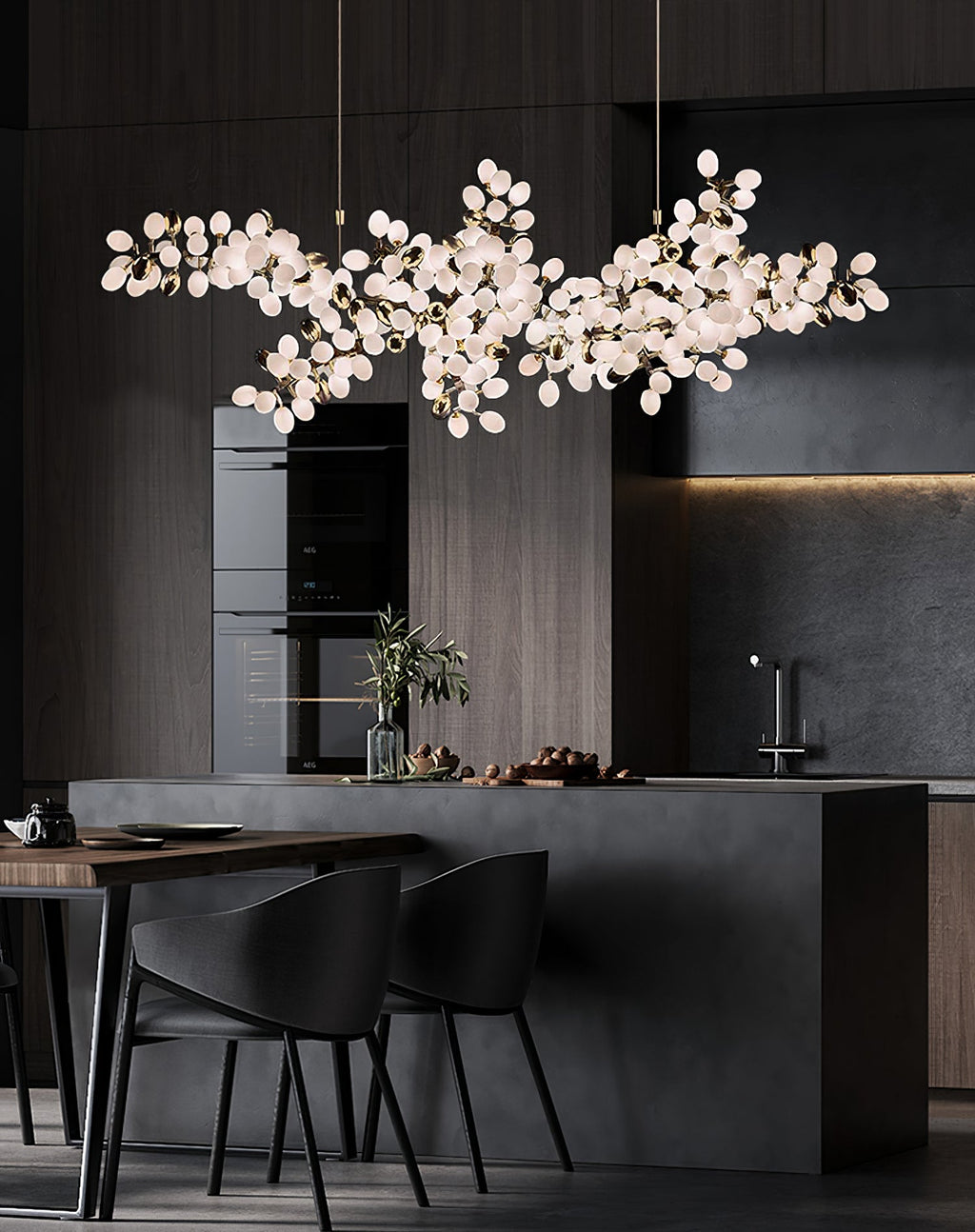Gold Murano Glass Chandelier — Chandelier | Maison Monashee — view 46