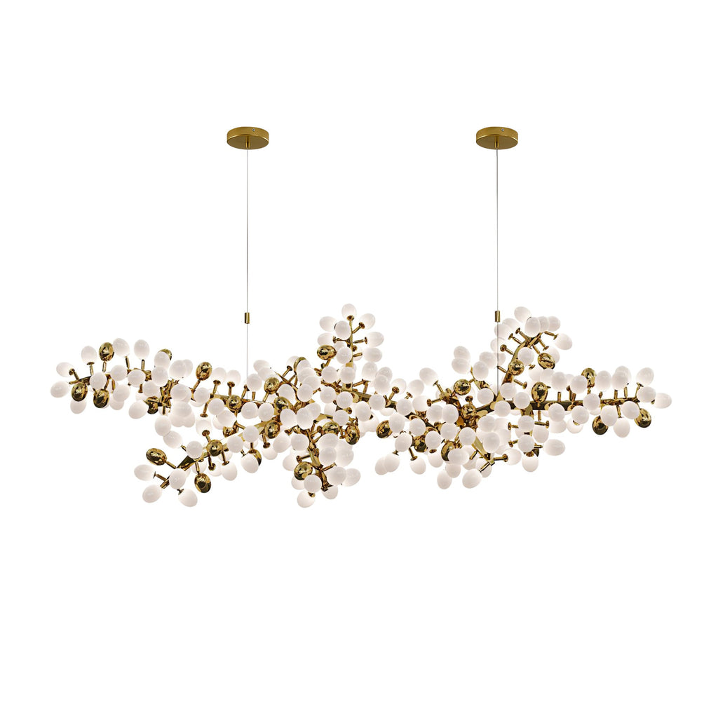 Gold Murano Glass Chandelier — Chandelier | Maison Monashee — view 50