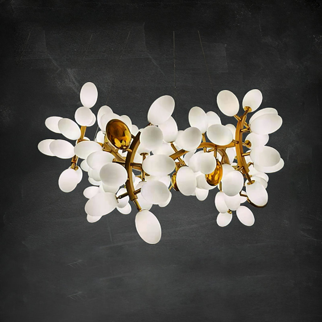 Gold Murano Glass Chandelier — Chandelier | Maison Monashee — view 39