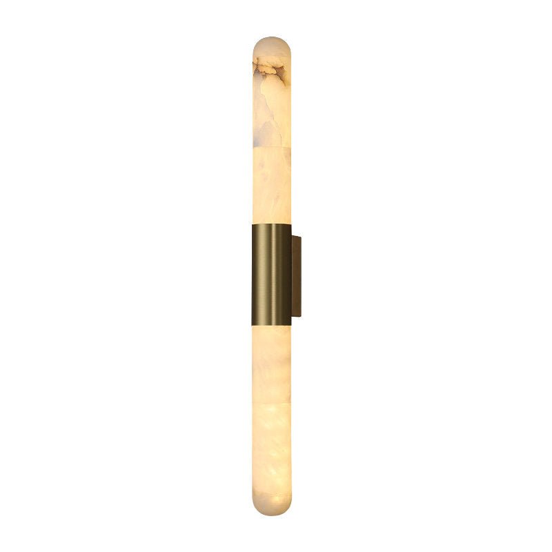Alabaster Tube Sconce — Wall Sconce | Maison Monashee — view 3