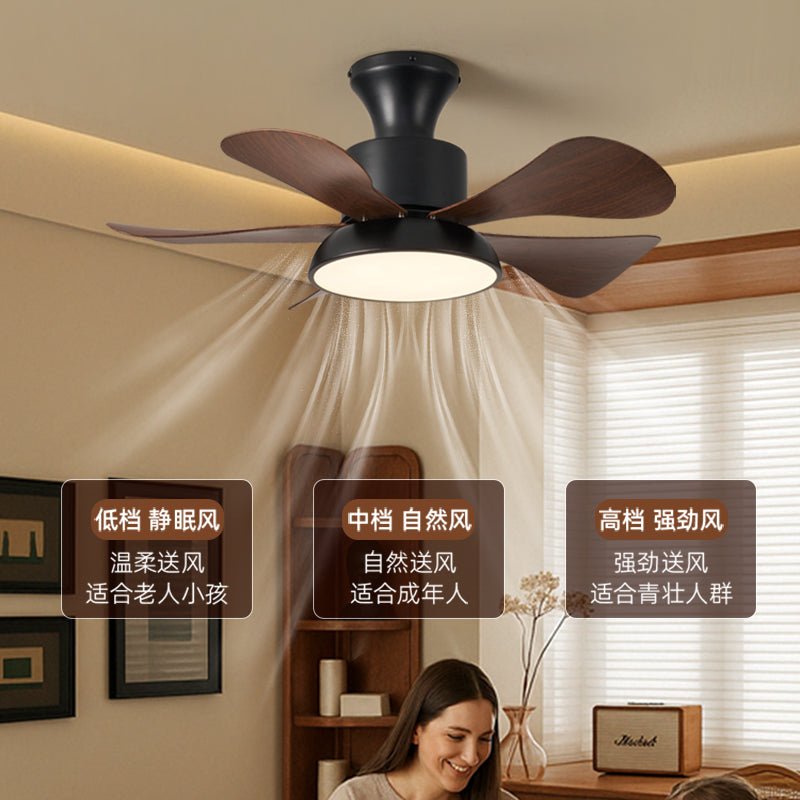 Small Black Ceiling Fan with Light — Ceiling Fan | Maison Monashee — view 8