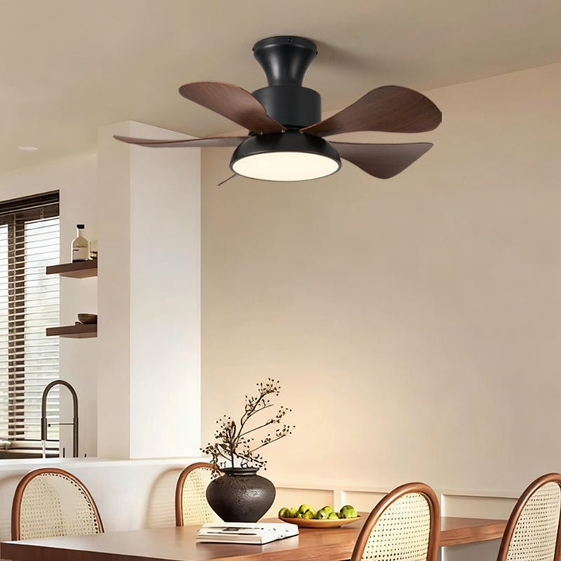 Small Black Ceiling Fan with Light — Ceiling Fan | Maison Monashee — view 4