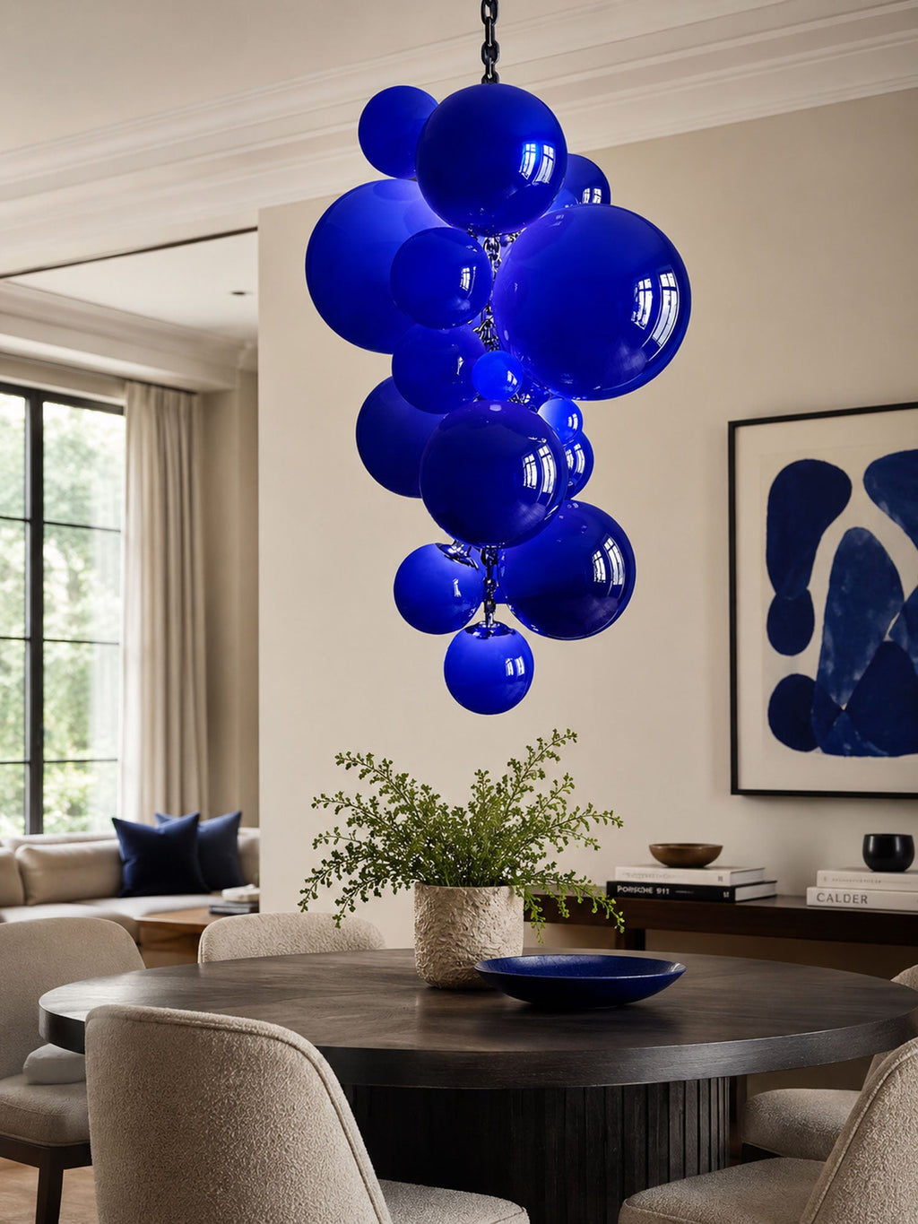 Glass Orb Chandelier — Chandelier | Maison Monashee — view 11