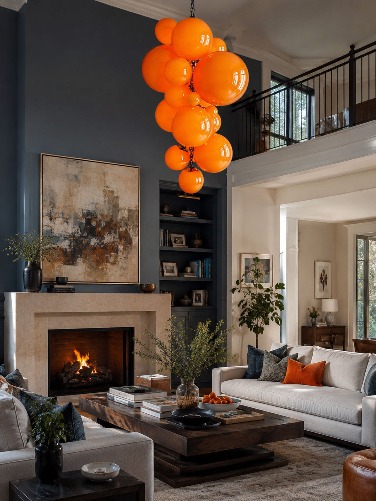 Glass Orb Chandelier — Chandelier | Maison Monashee — view 8