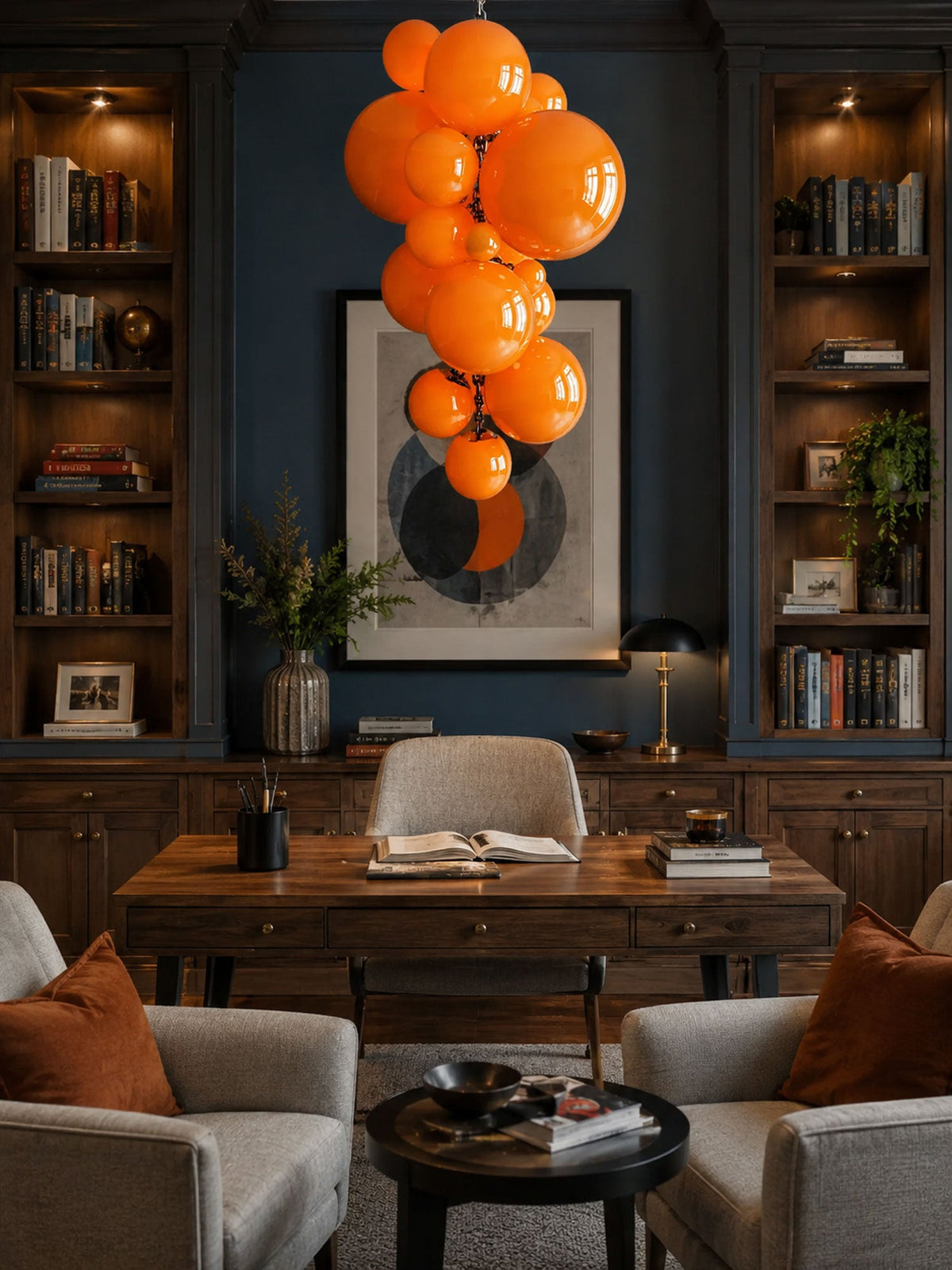 Glass Orb Chandelier — Chandelier | Maison Monashee — view 13