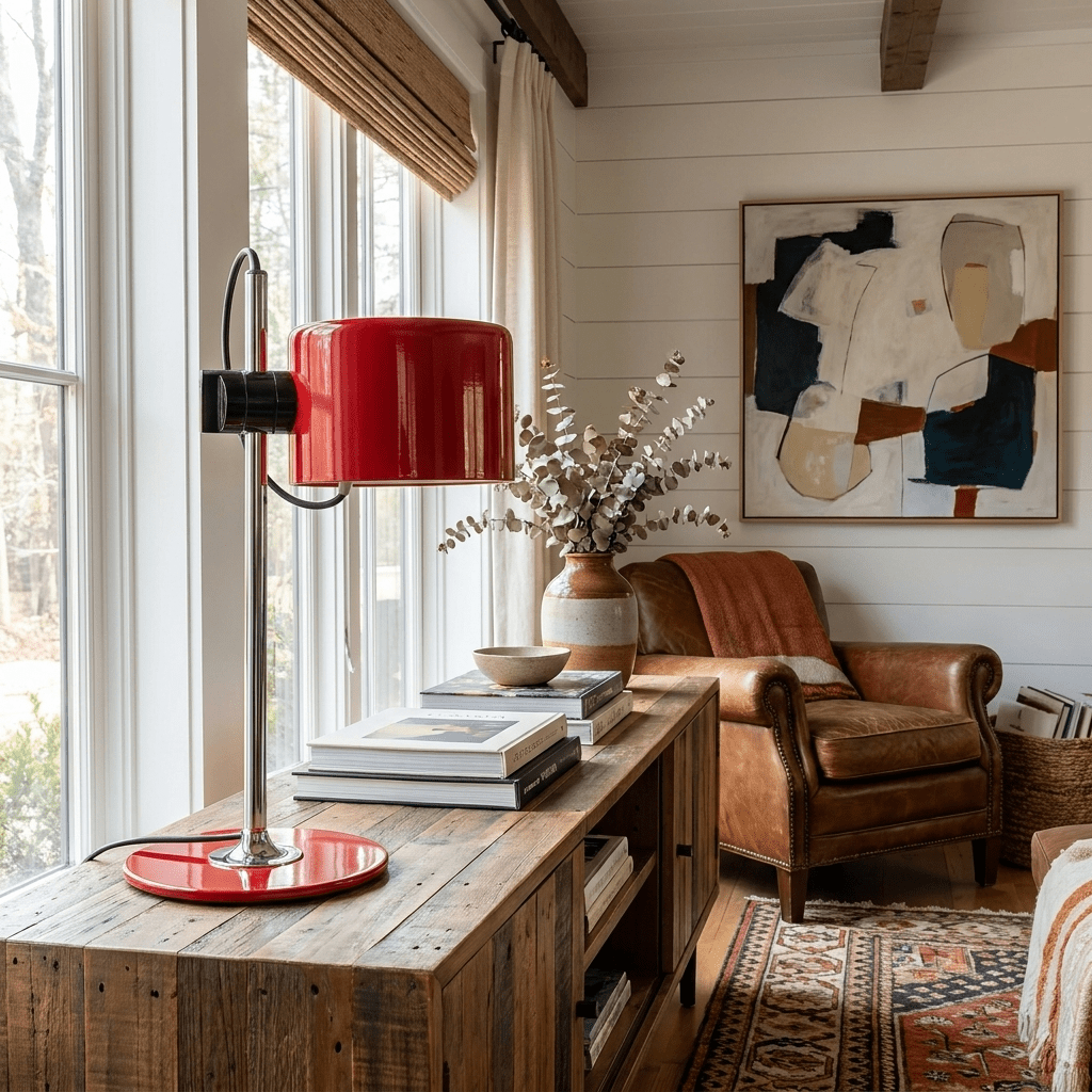 Retro Metal Table Lamp — Table Lamp | Maison Monashee — view 5