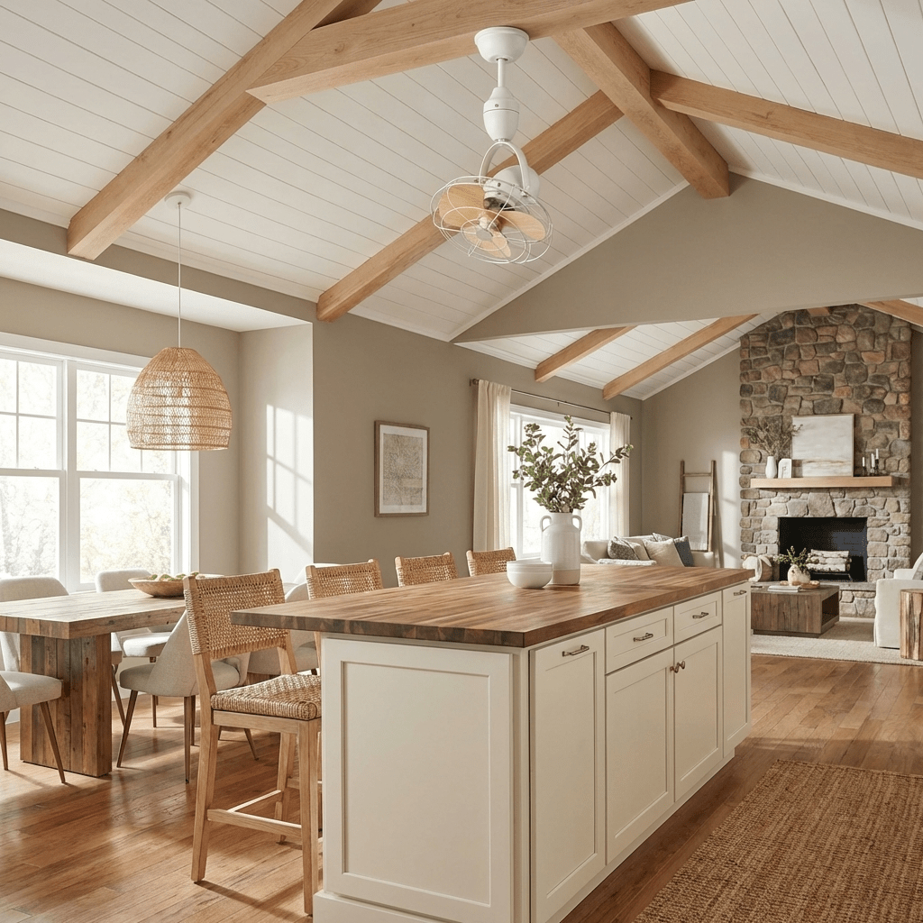 Industrial Ceiling Fan Without Light — Ceiling Fan | Maison Monashee — view 8