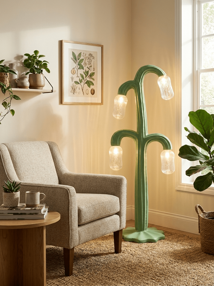 Sculptural Glass Floor Lamp — Floor Lamp | Maison Monashee — view 5