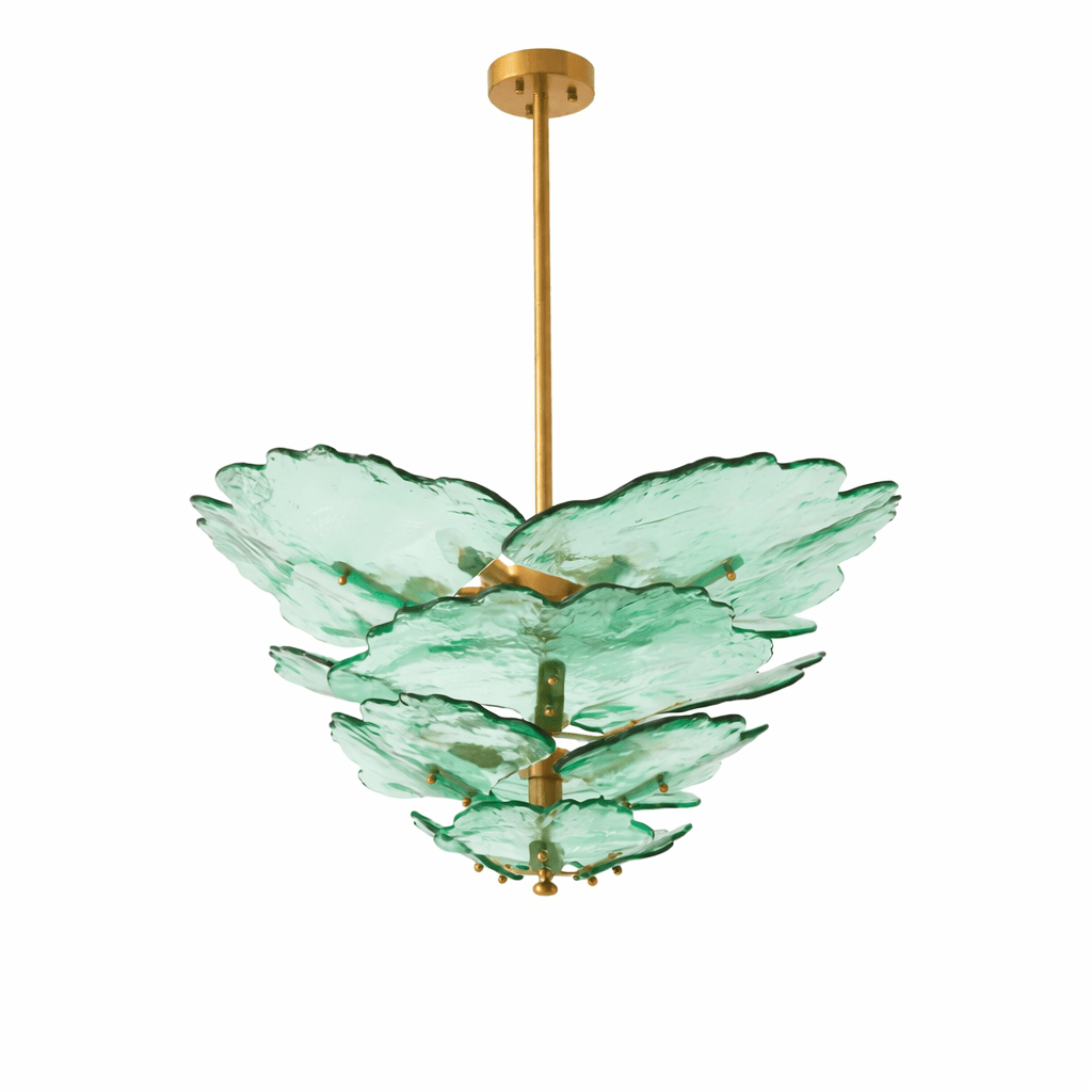 Chandelier with Glass Panels — Chandelier | Maison Monashee — view 9