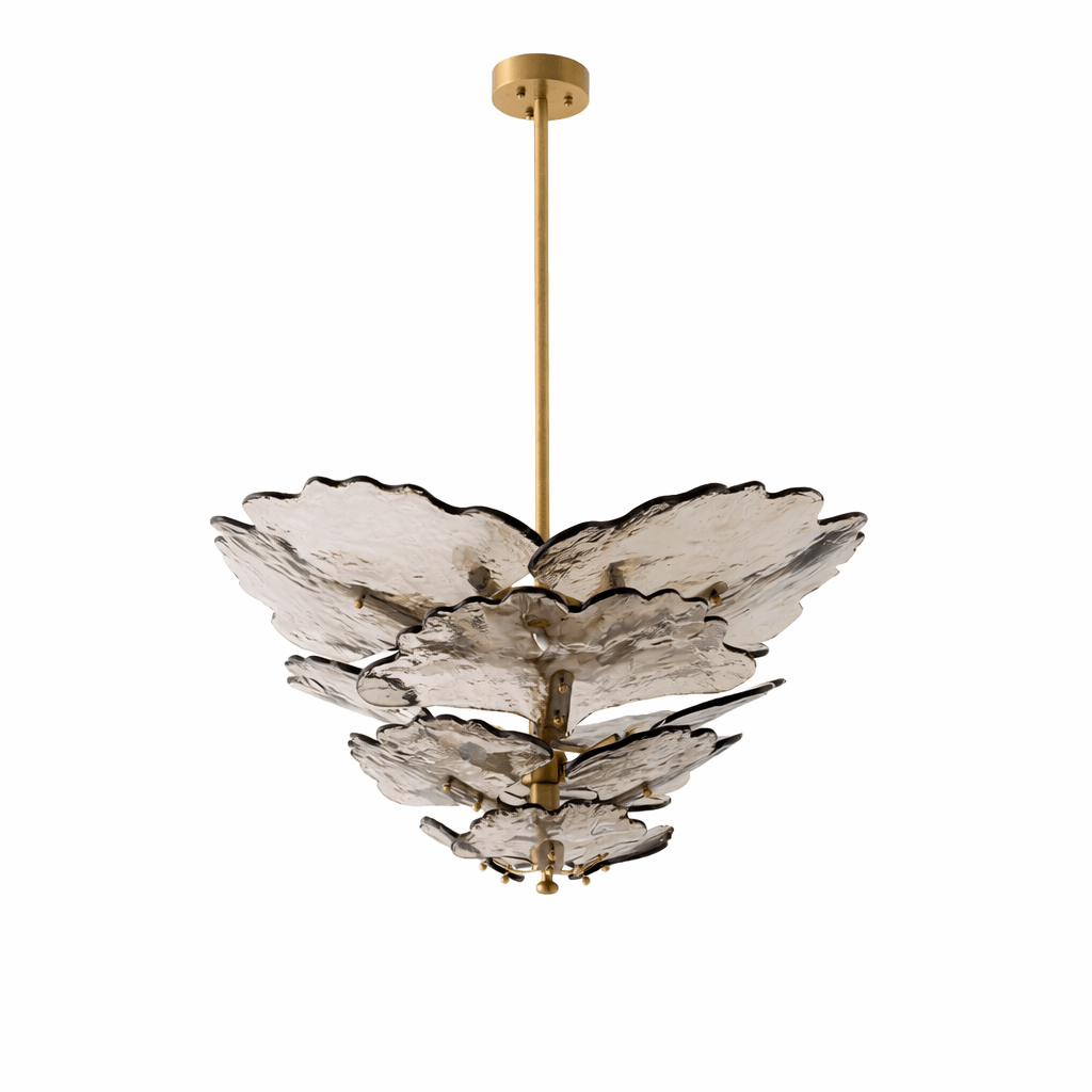Chandelier with Glass Panels — Chandelier | Maison Monashee — view 10