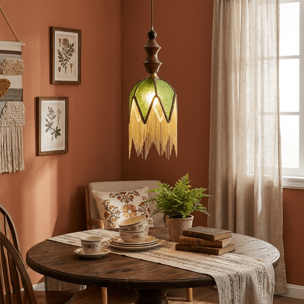 Prismatic Glass Pendant Light — Pendant Light | Maison Monashee — view 4