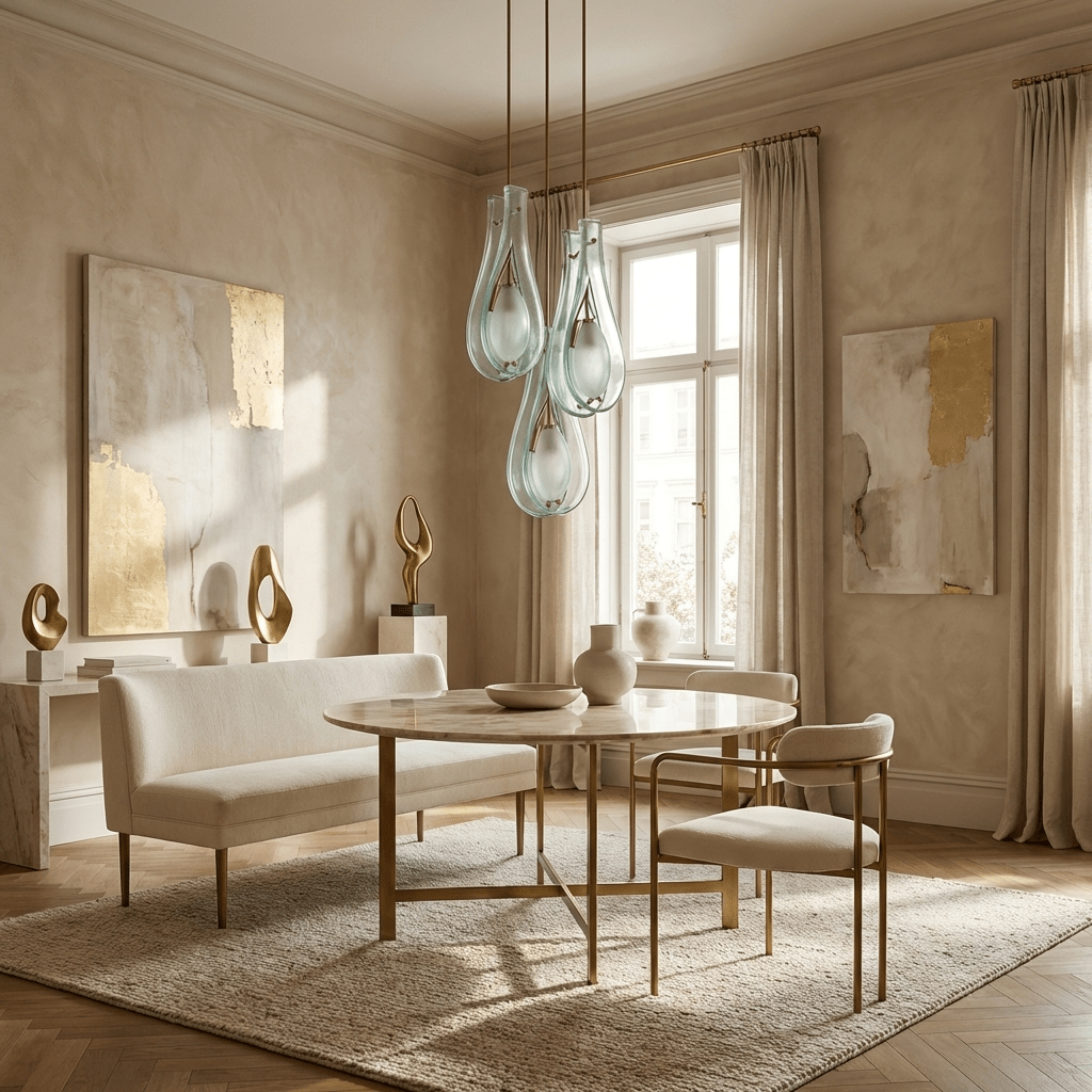 Teardrop Glass Chandelier — Chandelier | Maison Monashee — view 13
