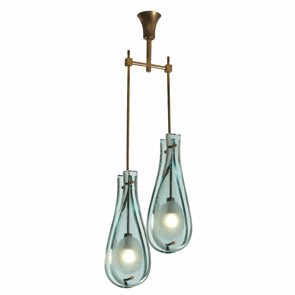 Teardrop Glass Chandelier — Chandelier | Maison Monashee — view 9