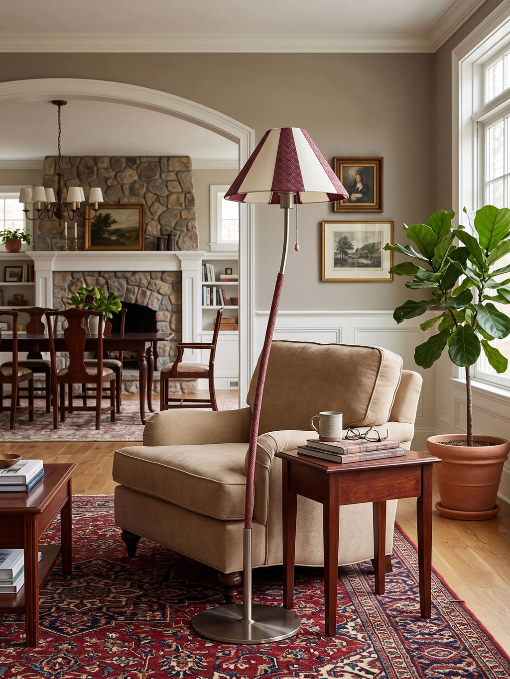 Curved Silver Floor Lamp — Floor Lamp | Maison Monashee — view 10