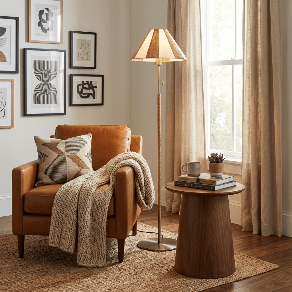 Silver Floor Lamp — Floor Lamp | Maison Monashee — view 2