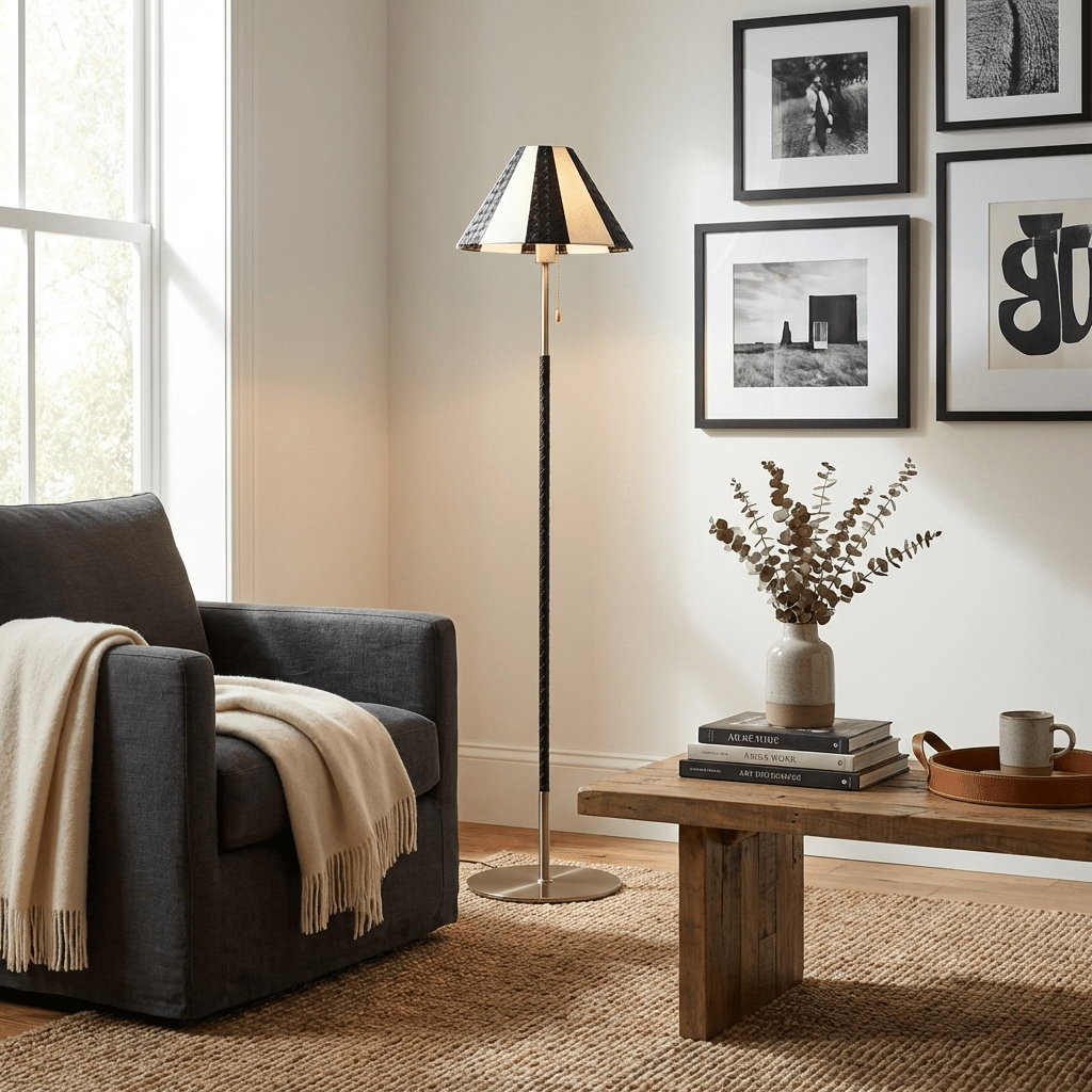 Silver Floor Lamp — Floor Lamp | Maison Monashee — view 3