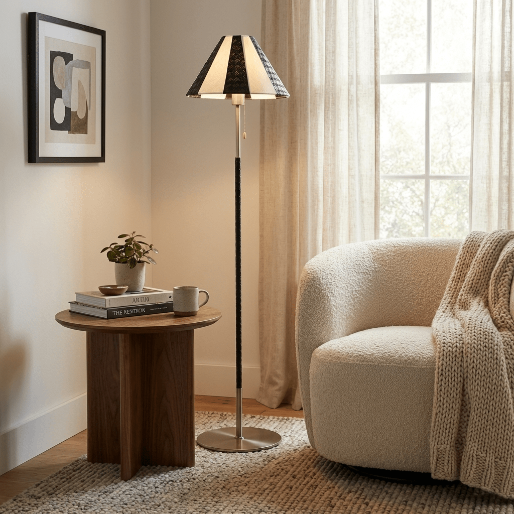 Silver Floor Lamp — Floor Lamp | Maison Monashee — view 4