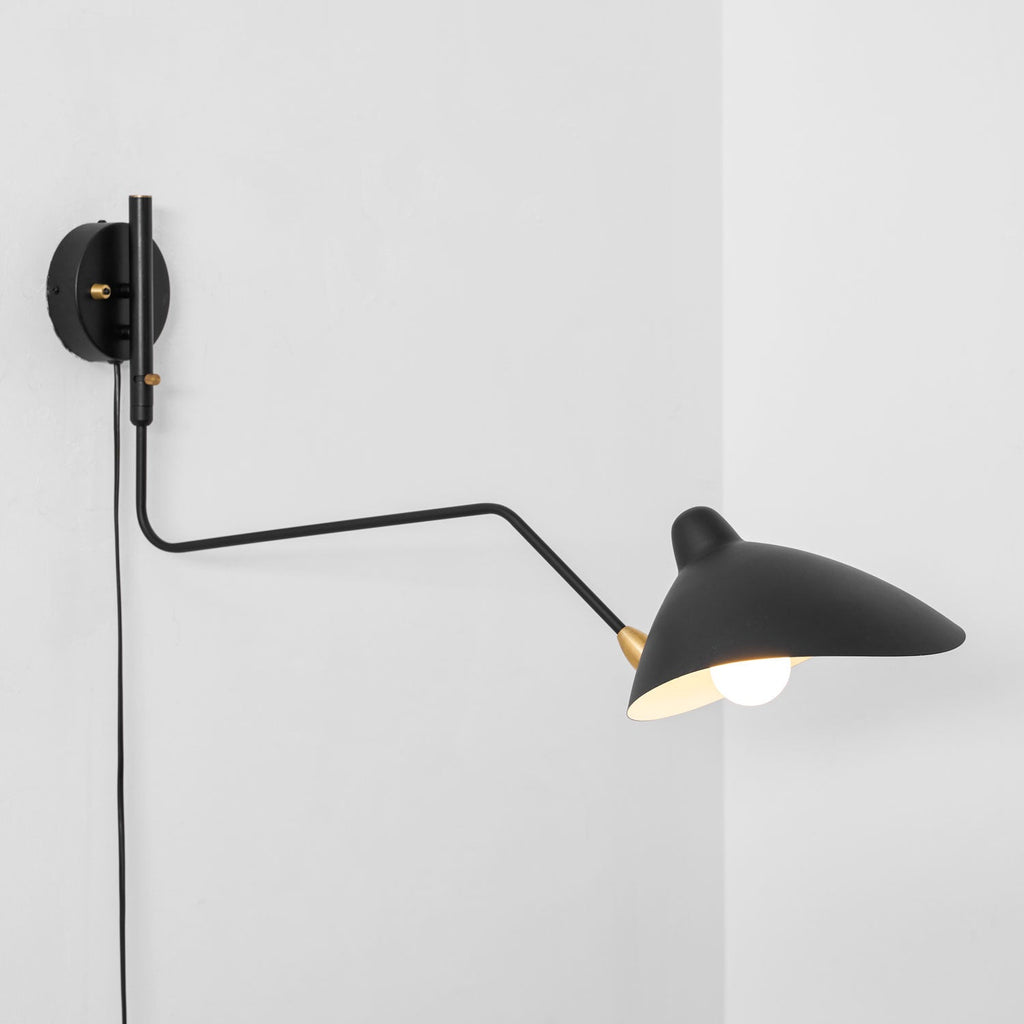 Black Arm Sconce — Wall Sconce | Maison Monashee — view 34