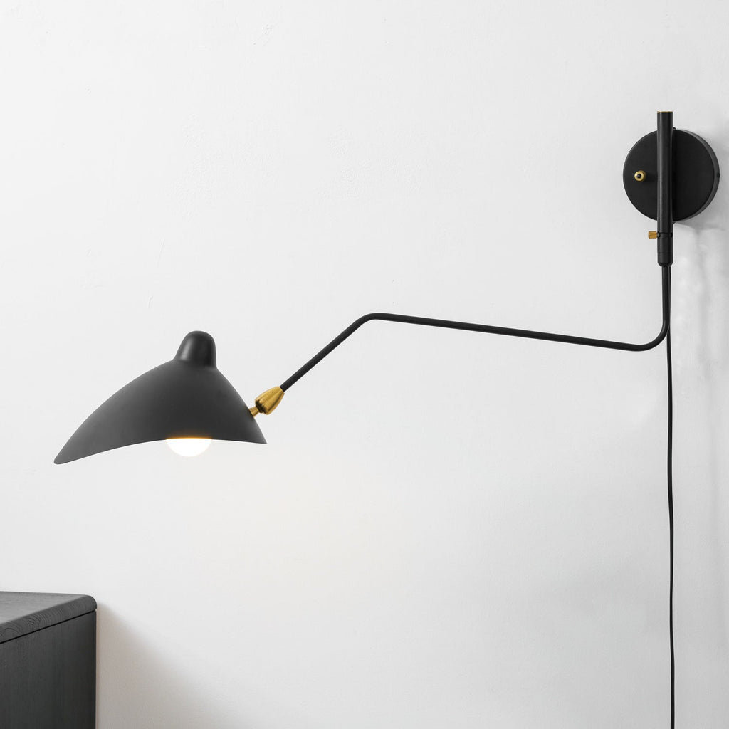 Black Arm Sconce — Wall Sconce | Maison Monashee — view 20
