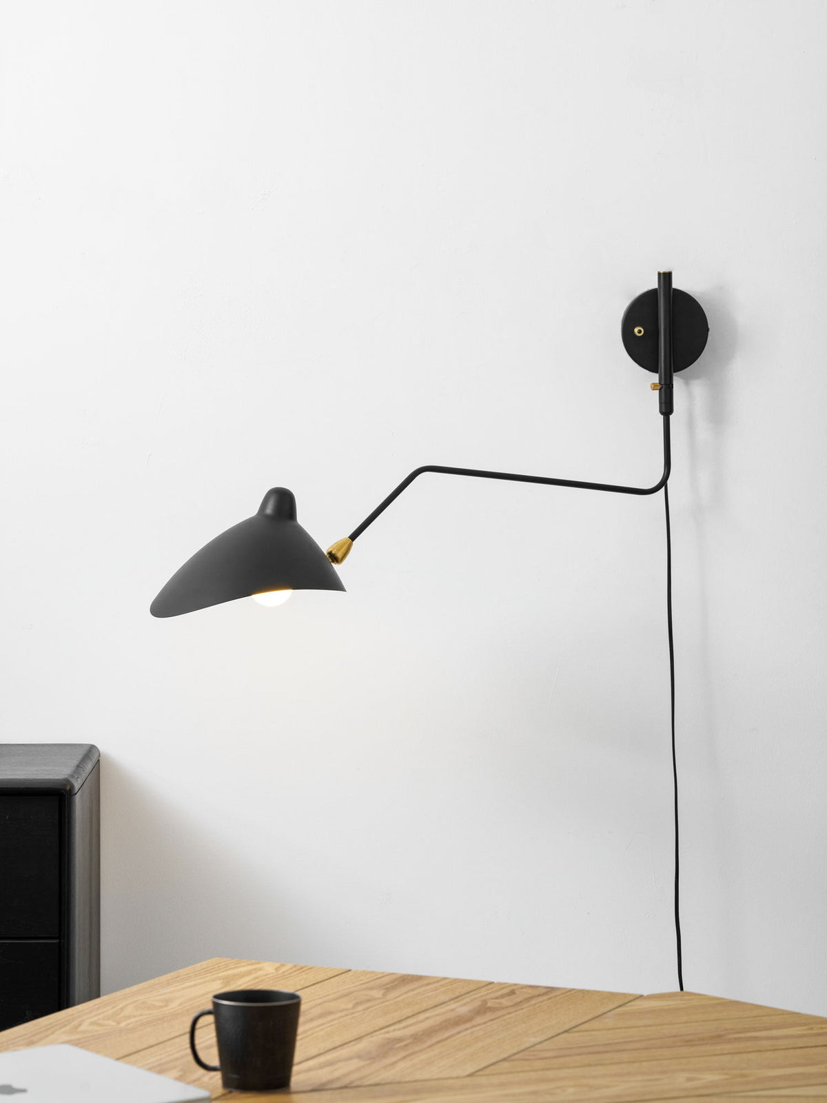 Black Arm Sconce — Wall Sconce | Maison Monashee — view 21