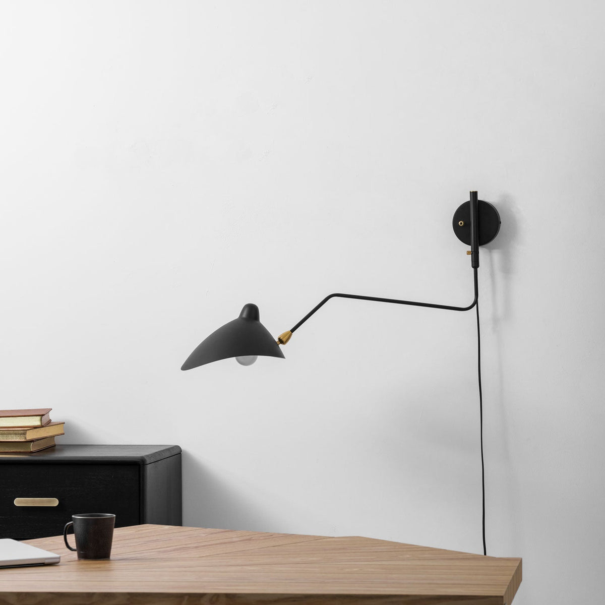 Black Arm Sconce — Wall Sconce | Maison Monashee — view 22