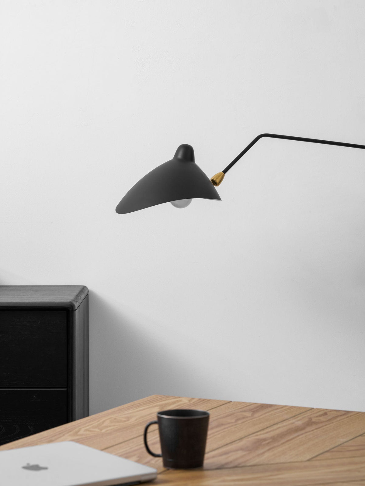 Black Arm Sconce — Wall Sconce | Maison Monashee — view 23