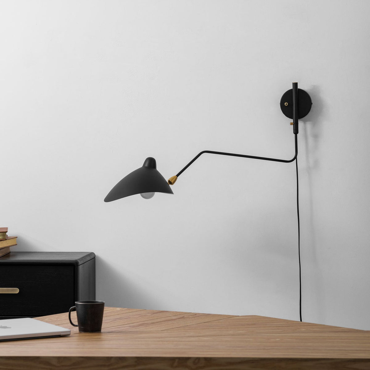 Black Arm Sconce — Wall Sconce | Maison Monashee — view 26