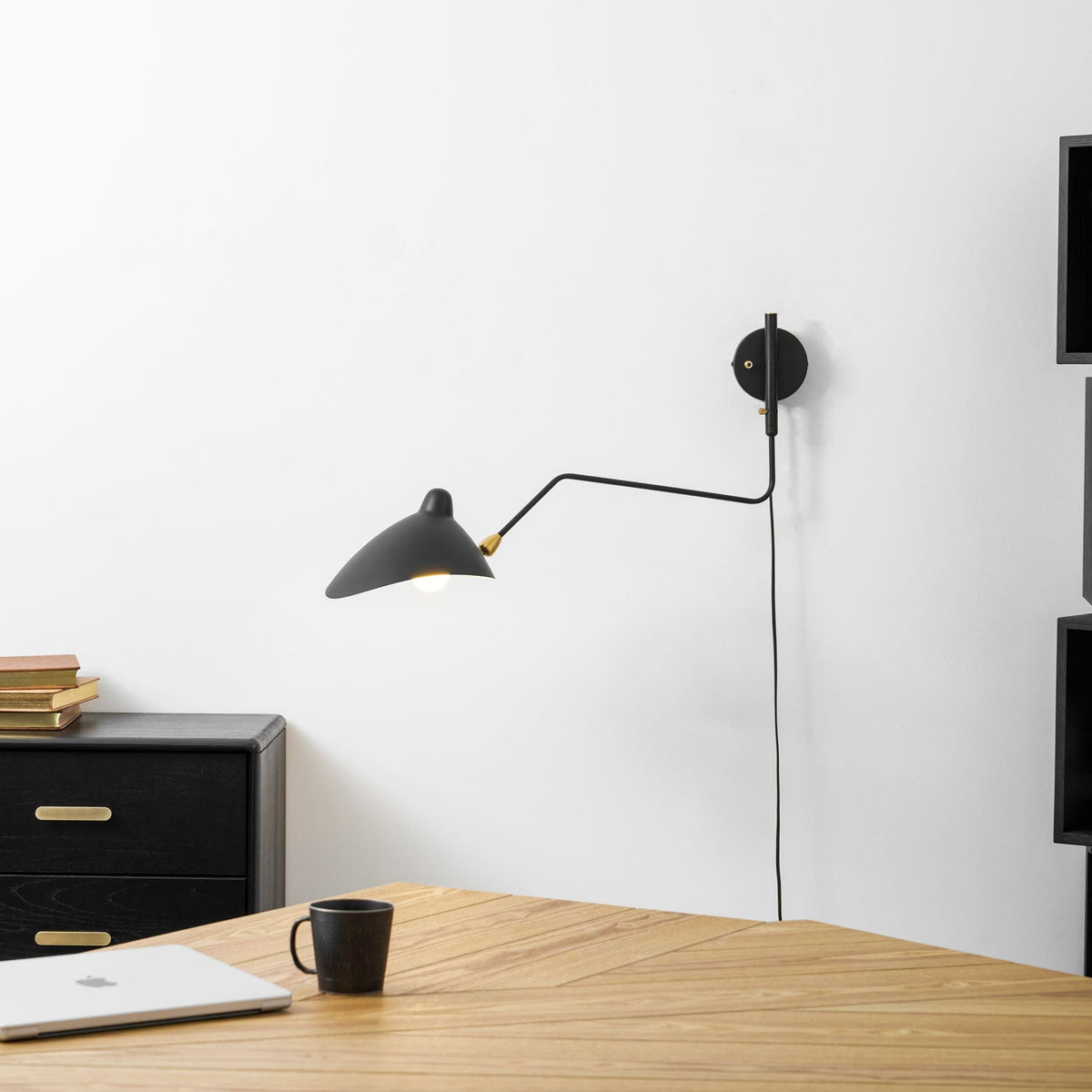 Black Arm Sconce — Wall Sconce | Maison Monashee — view 19