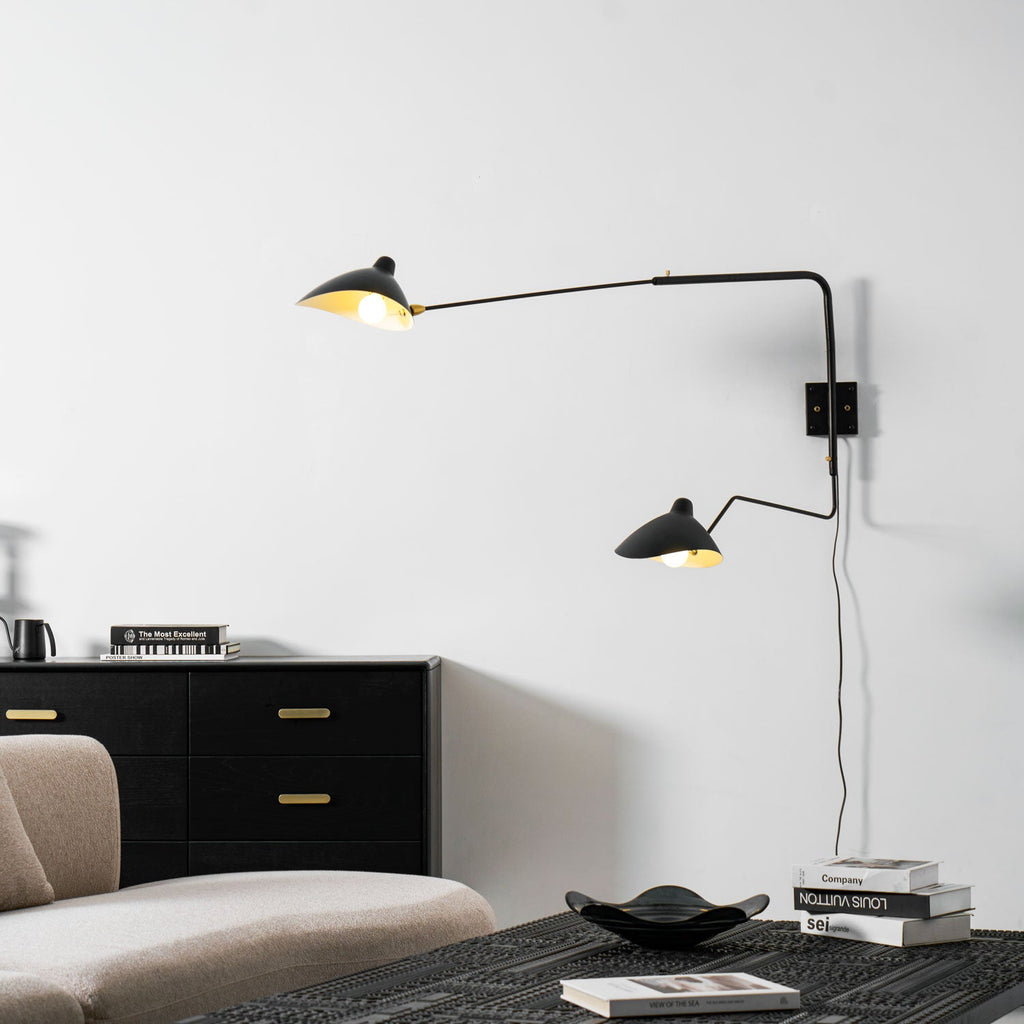 Black Arm Sconce — Wall Sconce | Maison Monashee — view 37