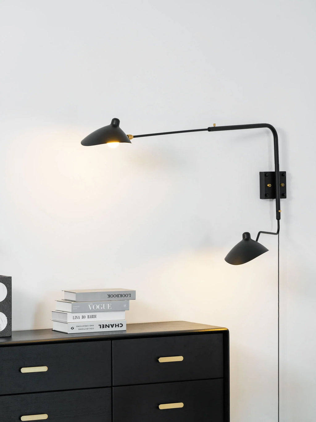 Black Arm Sconce — Wall Sconce | Maison Monashee — view 3