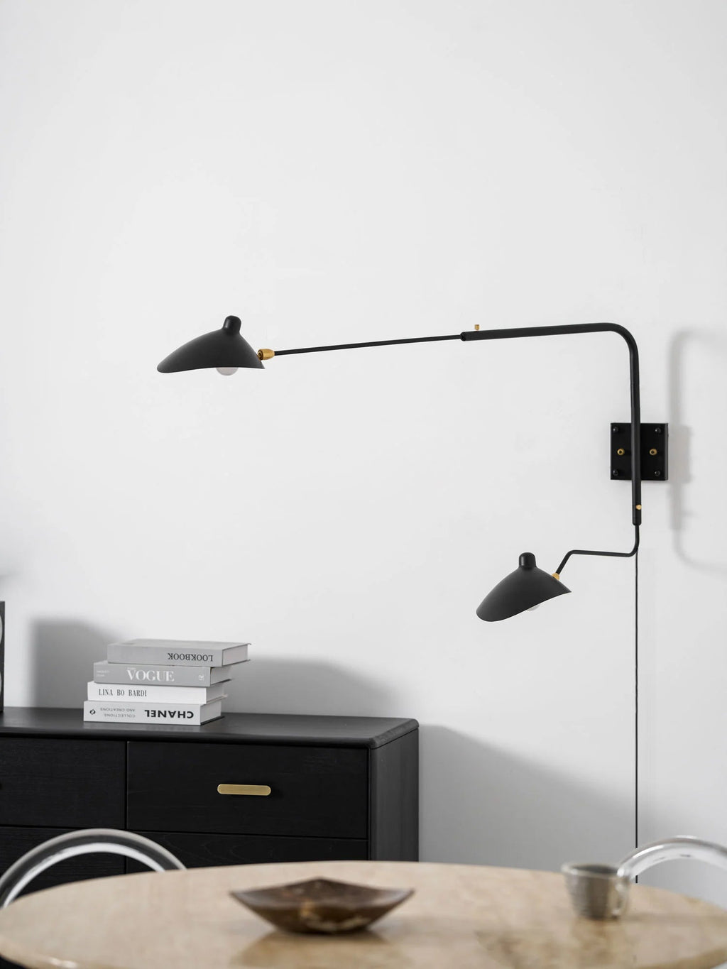 Black Arm Sconce — Wall Sconce | Maison Monashee — view 5