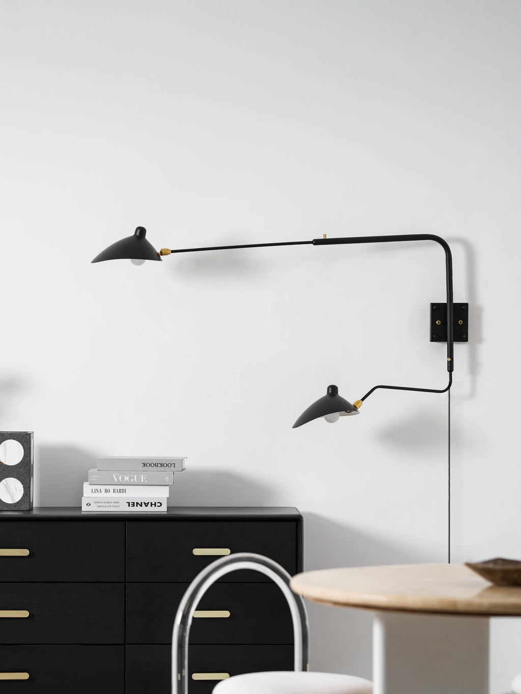 Black Arm Sconce — Wall Sconce | Maison Monashee — view 6