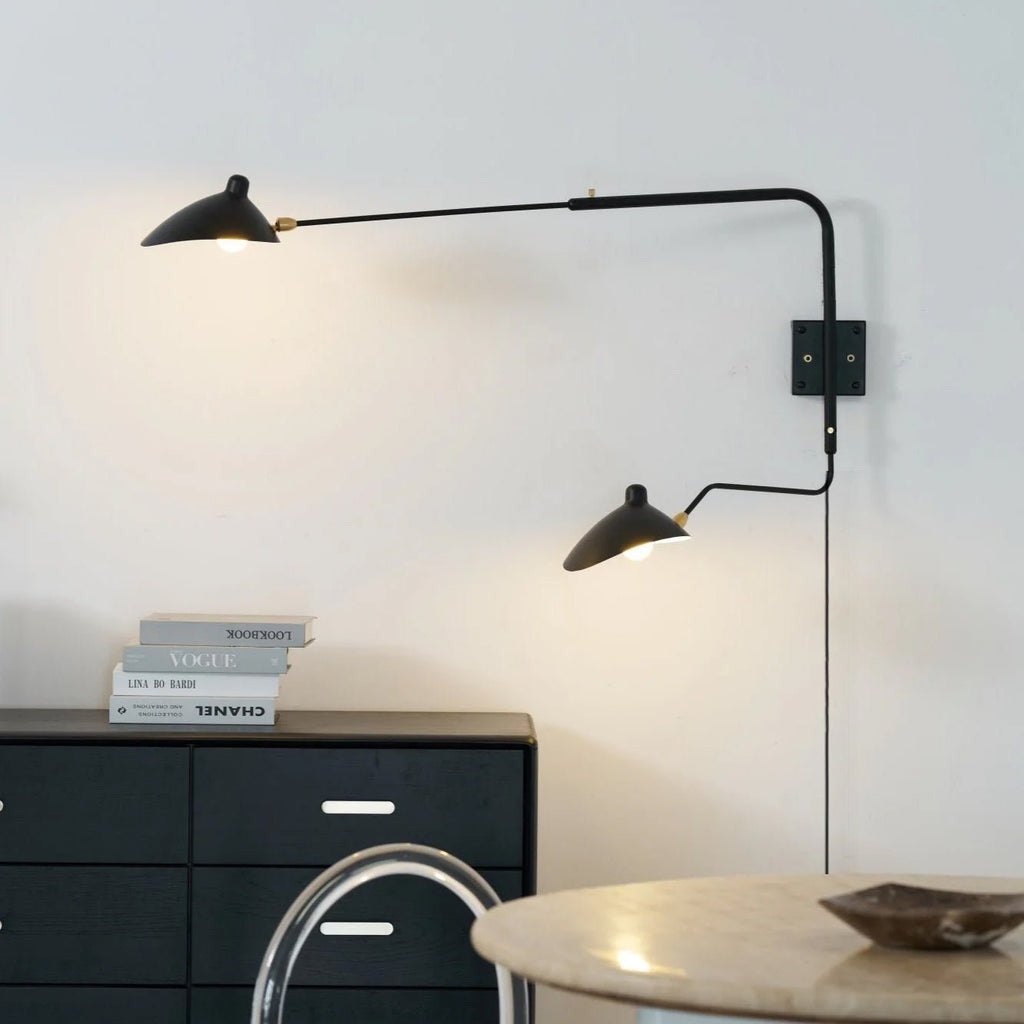 Black Arm Sconce — Wall Sconce | Maison Monashee — view 2