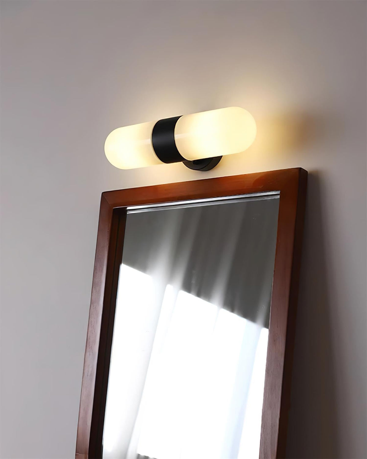 Frosted Glass Vanity Light — Wall Sconce | Maison Monashee — view 20