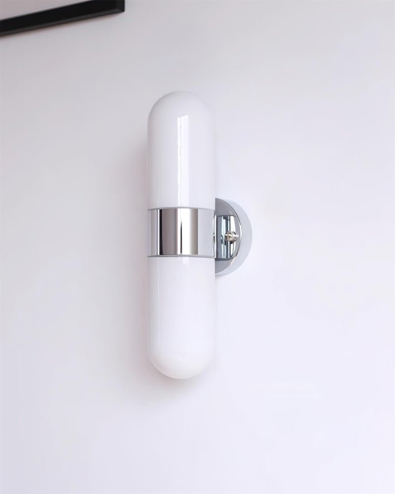 Frosted Glass Vanity Light — Wall Sconce | Maison Monashee — view 21