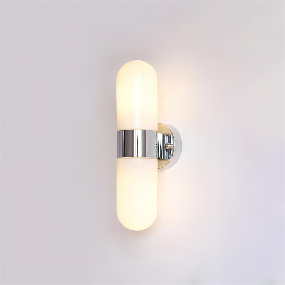 Frosted Glass Vanity Light — Wall Sconce | Maison Monashee — view 27