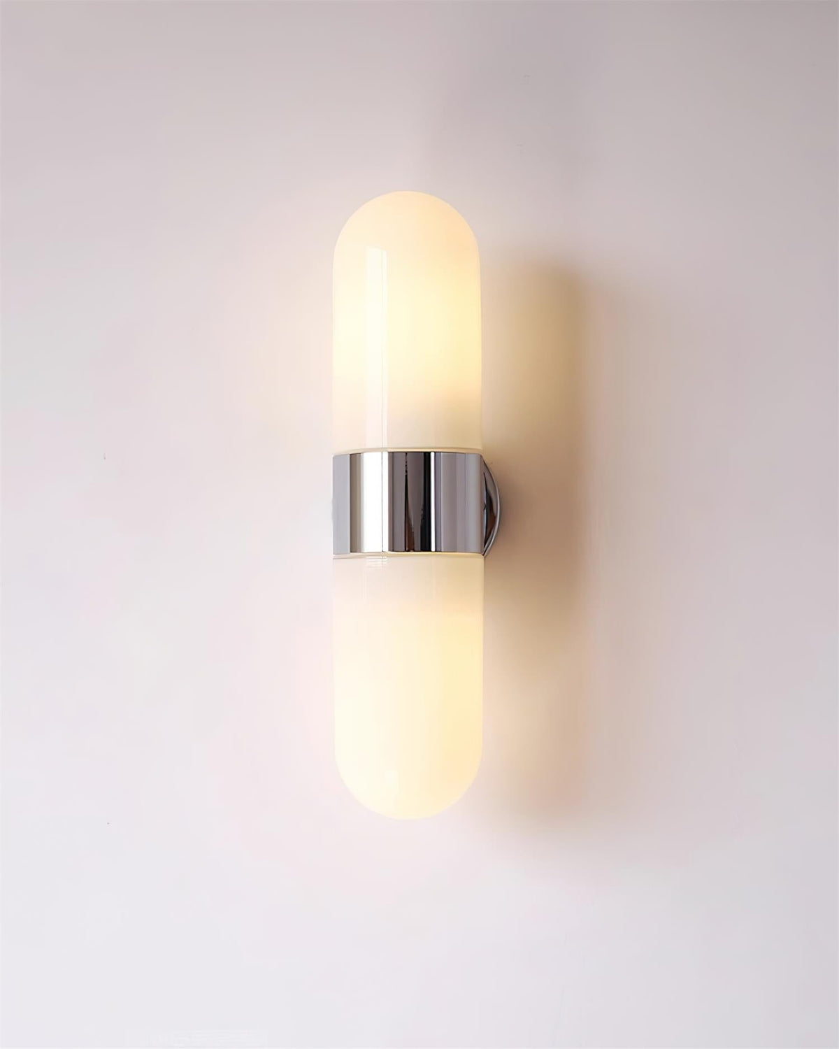 Frosted Glass Vanity Light — Wall Sconce | Maison Monashee — view 28