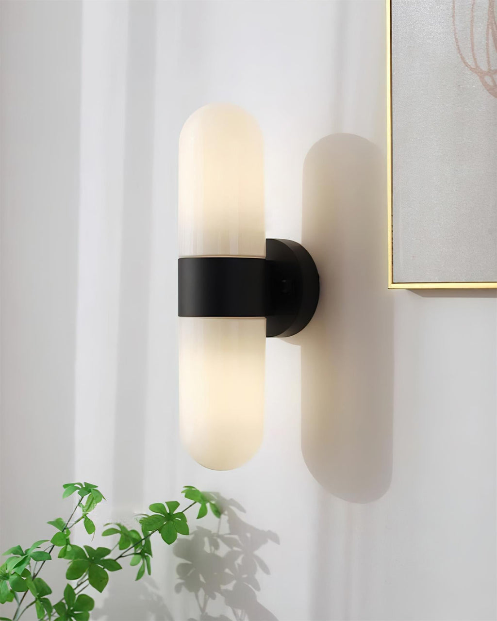 Frosted Glass Vanity Light — Wall Sconce | Maison Monashee — view 30