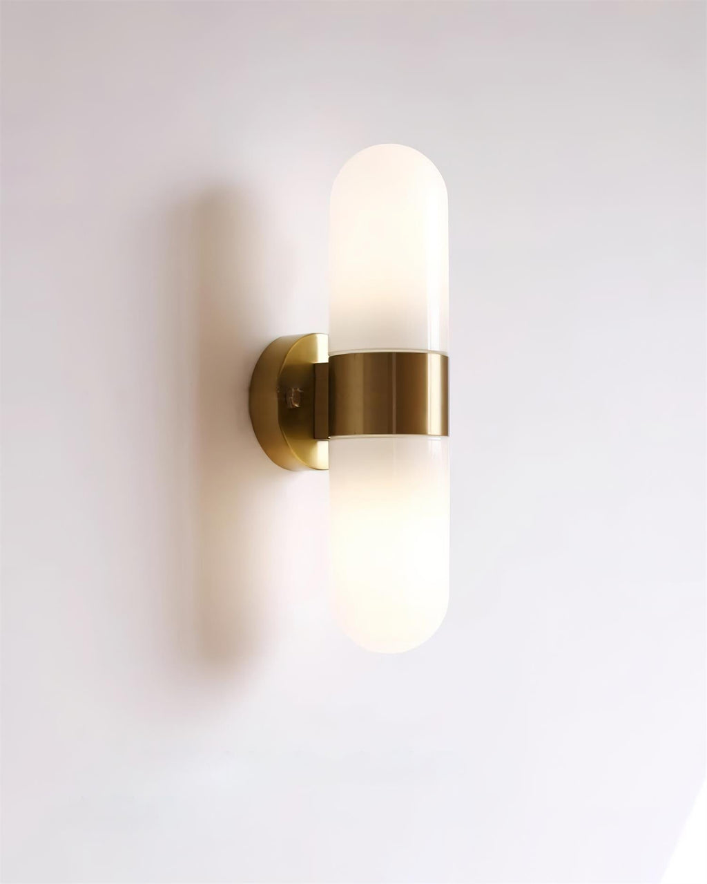 Frosted Glass Vanity Light — Wall Sconce | Maison Monashee — view 31