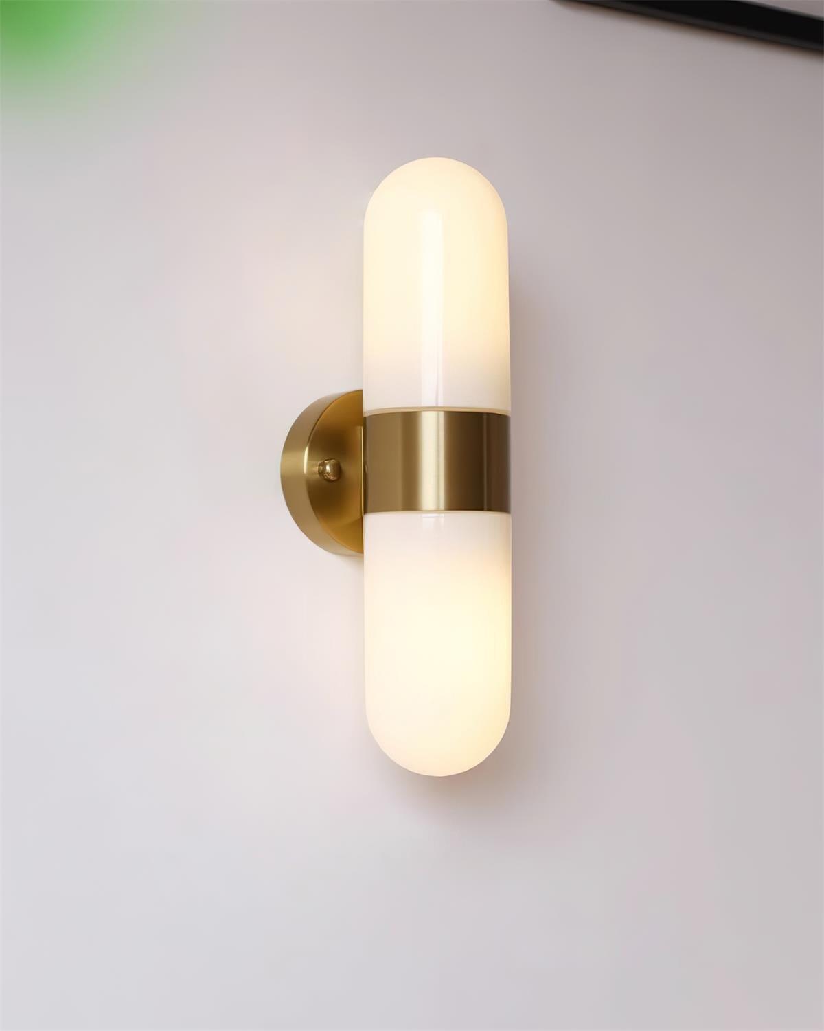 Frosted Glass Vanity Light — Wall Sconce | Maison Monashee — view 32