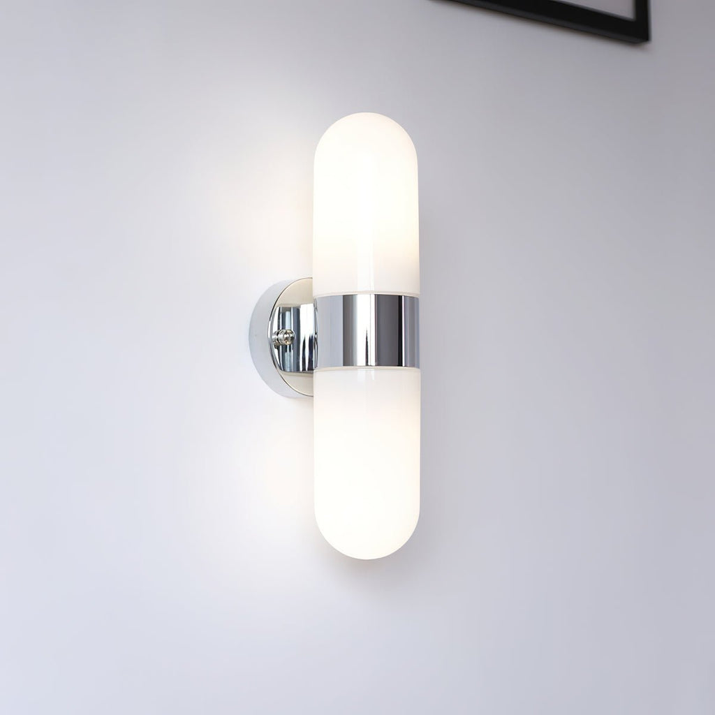 Frosted Glass Vanity Light — Wall Sconce | Maison Monashee — view 33