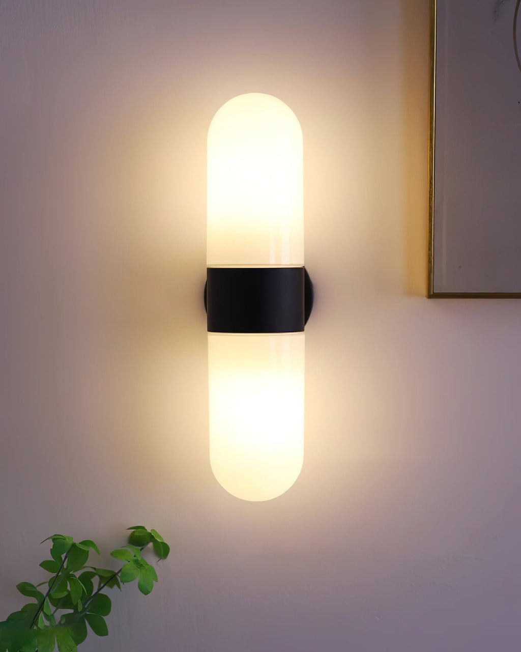 Frosted Glass Vanity Light — Wall Sconce | Maison Monashee — view 37