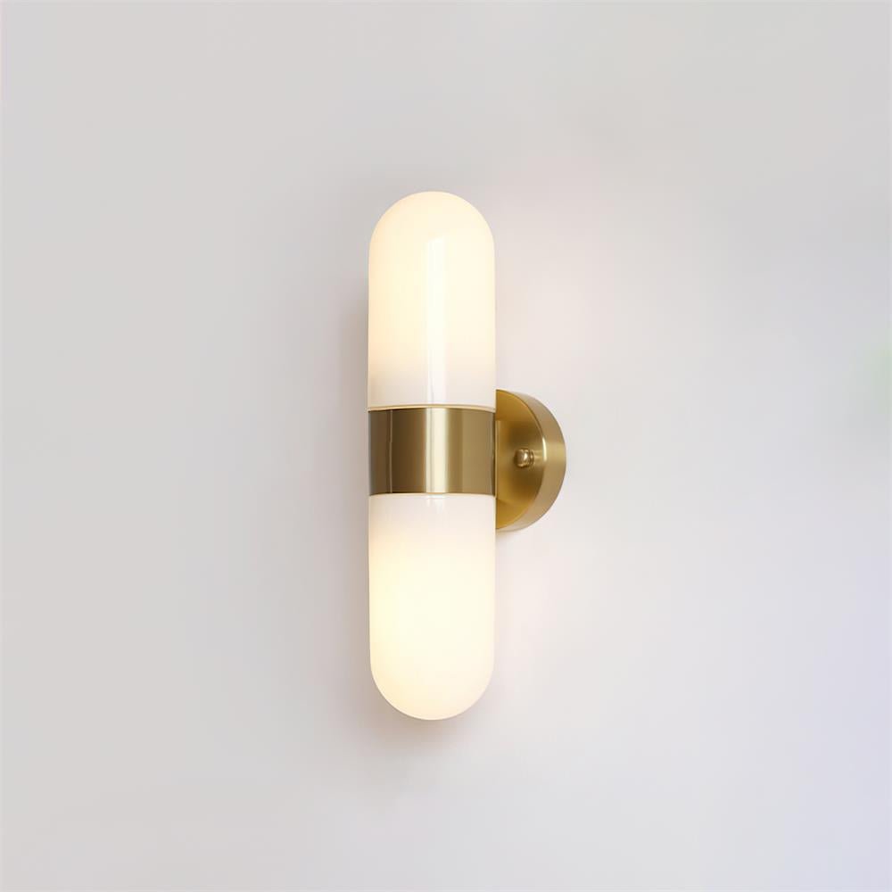 Frosted Glass Vanity Light — Wall Sconce | Maison Monashee — view 42